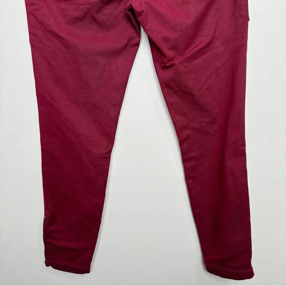 Joie Womens 27 Park Red Skinny Utility Cargo Crop Ankle Pants - Picture 14 of 15